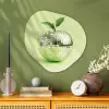 Groen - Disco - Decoratie - Appel Wandcirkel Organisch Plexiglas middel -sfeer2