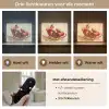 Kerst - Slee - Kerstman Light Box met batterij (Wandlamp) middel -USP_lichtkleurNL