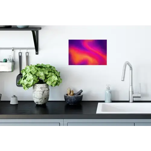 Abstract - Patroon - Kleurverloop Muursticker klein -keuken