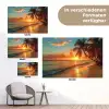 Strandzonsondergang in de Tropen tuinposter los doek klein -Xsfeer9_DE