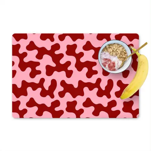 Modern - Abstract - Rood Placemat vinyl groot 368 -zzzproduct_Kitchenyeah-website
