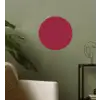 Rood - Effen kleur Wandcirkel behangsticker klein 186 -sfeer2