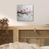 Bloesem - Kunstzinnig - Roze - Sakura aluminium wit klein -sfeer3