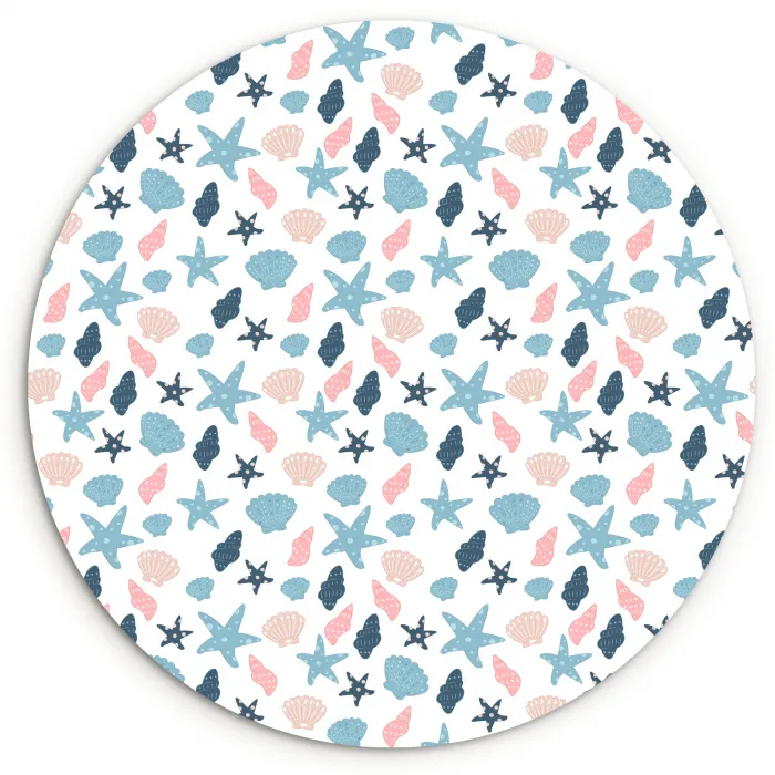 Klein - Oceaan - Rif - Multi Wandcirkel kunststof plaat 5mm dik klein 188 -3d