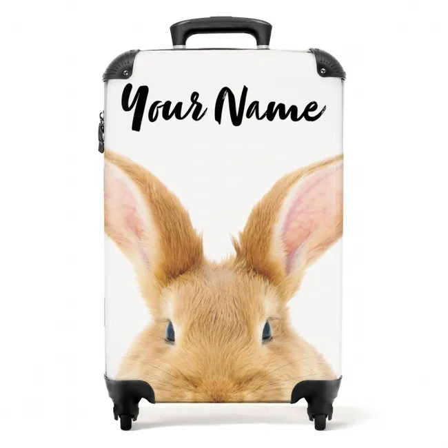 Snuffels met Tevreden Hoofd NBS - Handbagage koffer - Kinderen Unisex middel -productfoto_recht