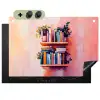 Planken - Boeken - Bladeren Inductie beschemer met haakjes klein -3d
