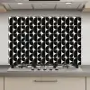 Modern - Geometrisch - Zwart keuken achterwand spatscherm klein 900 -3d_website