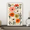 Veldbloemen - Stengels - Blaadjes - Groen canvas 2cm klein -sfeer6