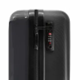 Grijze auto met grijze vlammen NBS - Handbagage koffer - Kinderen Unisex middel -slot