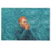 Portret - Klassiek - Blauw Deurmat klein -zkaufland3d