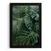 Planten - Jungle - Bladeren - Tropisch fotolijst zwart zonder passe partout klein -3d