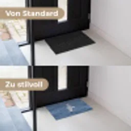 Zeemeeuw - Oceaan - Blauw Deurmat klein -voor-na_DE