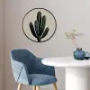 Cactus - Subtiel - Groen Fotolijst rond zonder passe partout klein -sfeer2