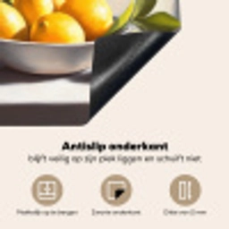 Citroenen - Stilleven - Geel Inductie beschermer vinyl 3mm middel -sfeer4