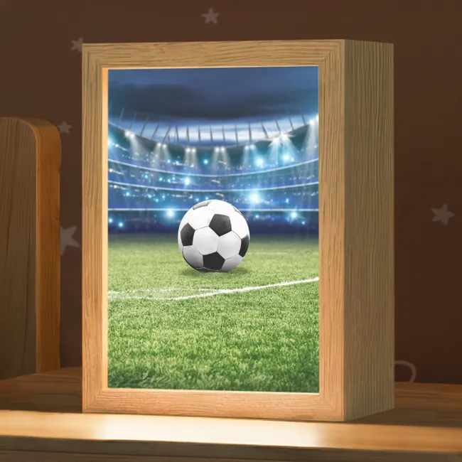 Nachtlampje - Voetbal - Stadion - Bal - Jongens