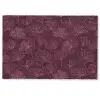 Bloemen - Patroon - Bordeauxrood Deurmat klein 898 -zkaufland3d
