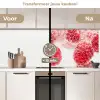 Fruit - Water - Bubbels - Rood keuken achterwand 2 middel -voor-na2_NL