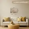 Beige - Bloesem - Modern Canvas - Meerluiken 2 luik klein -sfeer6-formaat-