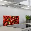 Aardbei - Fruit - Rood keuken achterwand spatscherm klein -3d_schuin