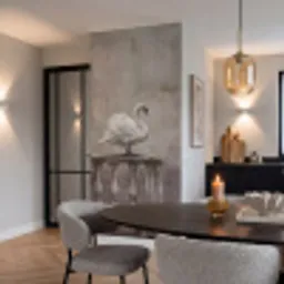 Zwaan - Elegant - Dieren - Wit Behang Vlies klein -sfeer3