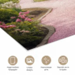 Kersenbloesem - Natuur - Sakura - Pad - Japanse tuin poster papier klein -closeup_NL