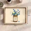 Coffee - Blik - Minimalistisch - Bloemen Dienblad Rechthoek middel -USP_Formaat