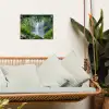 Jungle - Regenwoud - Water - Waterval - Planten tuinposter los doek klein -sfeer7