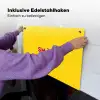 Smile - Roze - Geel Inductie beschemer met haakjes klein -ky-ophangen-de
