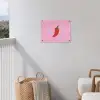 Peper - Rood - Illustratie tuinposter los doek klein -sfeer8