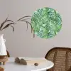 Palmboom - Bladeren - Groen Wandcirkel behangsticker klein 186 -sfeer3