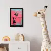 Graffiti - Meisje - Ballon - Banksy - Street art fotolijst zwart zonder passe partout klein -usfeer4_kinderkamer