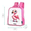 Roze flamingo in het water Kinderrugzak - Roze middel -productfoto_formaten