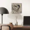 Hartvorm - Getekend - Beige - Zand aluminium wit klein -sfeer5