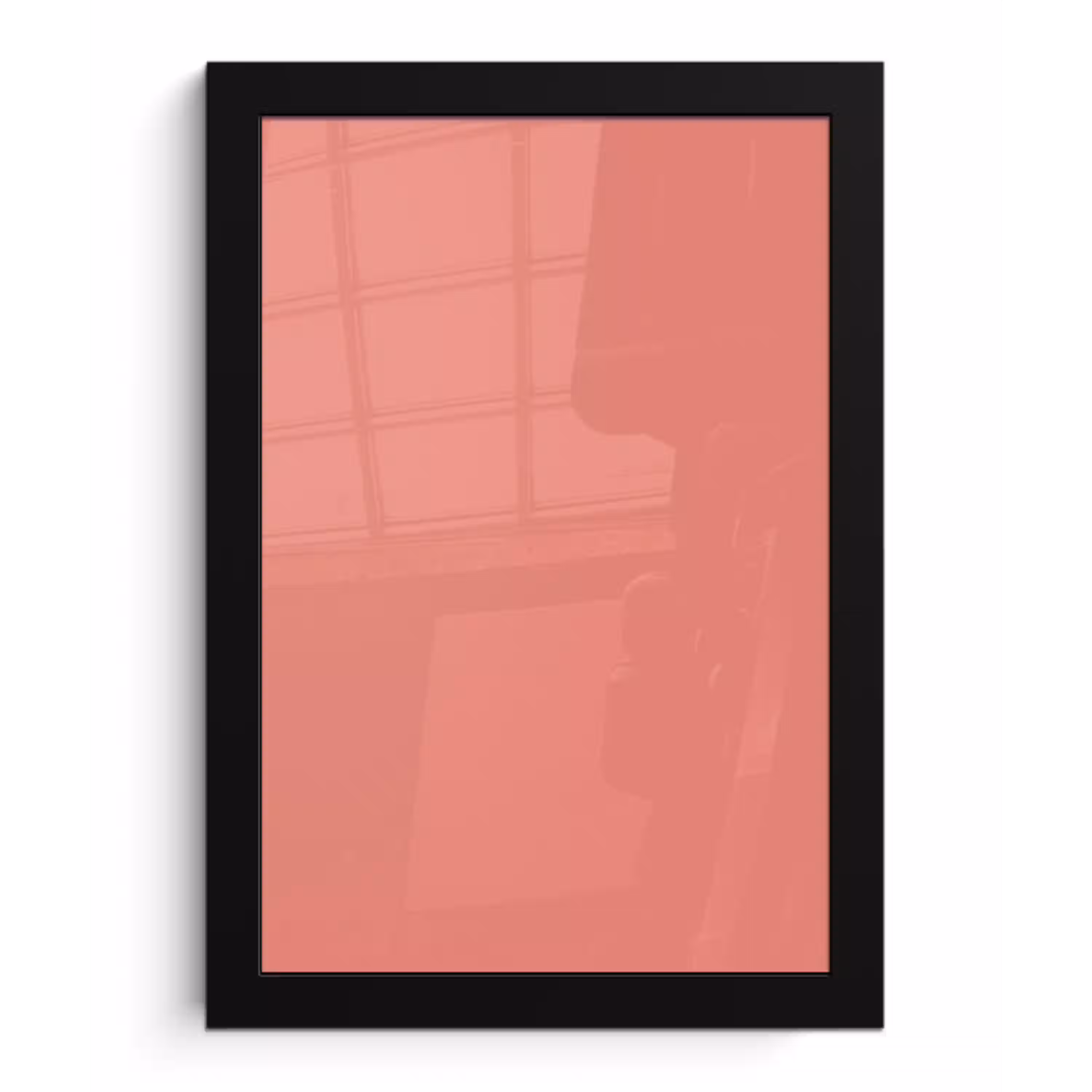 Dusty - Peach - Koraal fotolijst zwart zonder passe partout klein 224 -3d