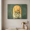 Plant - Bloemen - Wit Textielframe zwart klein -sfeer2