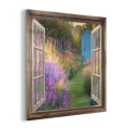 Doorkijk - Bloemen - Raam - Natuur plexiglas 5mm klein -z3d