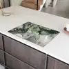 Gouden Aders op Vloeibaar Landschap Inductie beschermer vinyl 3mm klein -sfeer8