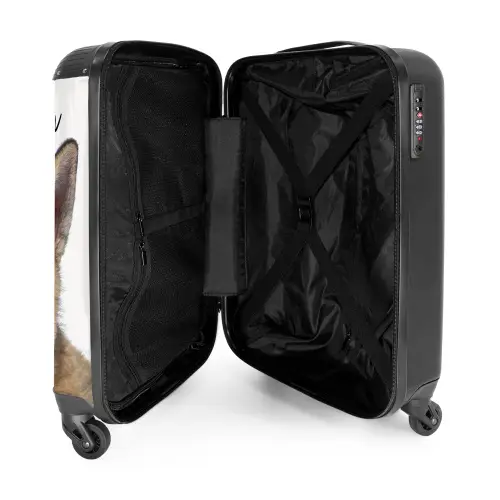 Victor Vos NBS - Handbagage koffer - Kinderen Unisex middel -binnenkant