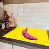 Banaan - Grafisch - Geel Inductie beschermer vinyl 3mm klein -sfeer3