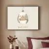 Quote - Winter - Kerst - Beige - Kerstbal Textielframe zwart klein -sfeer1