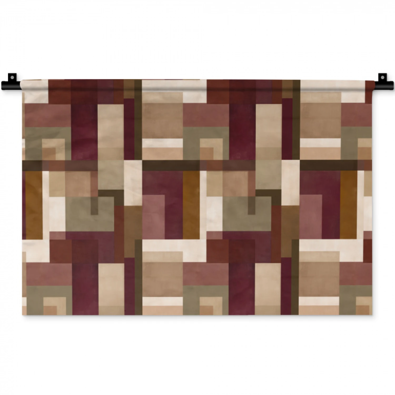Modern - Geometrie - Kleurrijk Wandkleed katoen klein 269 -zz3d