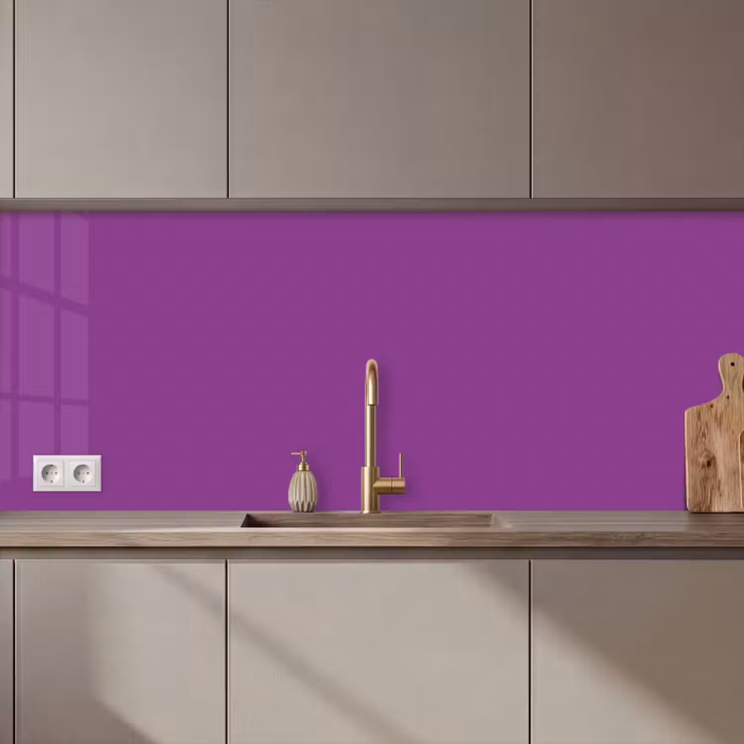 Küchenrückwand - Lila - Farben - Unifarben