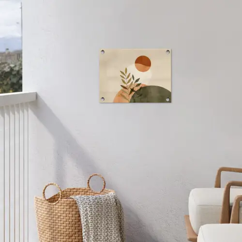 Takken - Vormen - Abstract tuinposter los doek klein -sfeer8