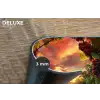 Wijngaard - Druiven - Zonsondergang Placemat vinyl groot -closeup