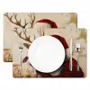 Kerstman - Rendier - Kerst - Christmas Placemat vinyl groot -zzsfeer2_Kitchenyeah-website
