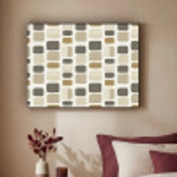 Blokken - Vintage - Grijs Textielframe zwart klein 947 -sfeer1