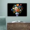Vaas - Boeket - Bloemen - Kleur canvas 2cm klein -sfeer4