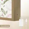 Patroon - Eieren - Roze - Pasen Light Box met batterij (Wandlamp) middel -USP_websiteoplaadbaarNL