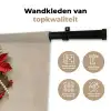 Deurkrans - Strik - Kerst - Rood - Groen Wandkleed katoen klein -sfeer2