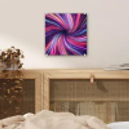 Abstract - Swirl - Futuristic - Neon plexiglas 5mm klein -sfeer4